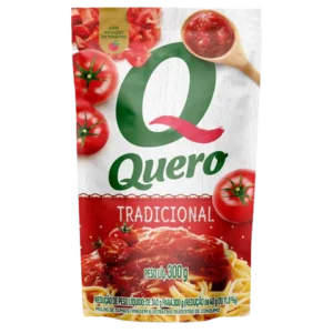 Extrato de Tomate Quero Sachê 300g - Caixa com 24 Unidades